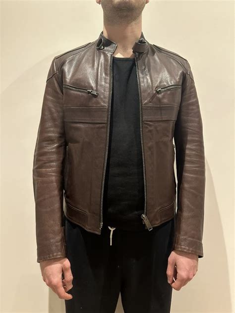 gucci tom ford womens leather jacket|GUCCI TOM FORD QUILTED LEATHER BIKER JACKET .